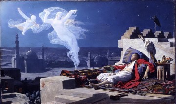 Fantasía Painting - Un sueño de eunuco Cleveland Jean Jules Antoine Lecomte du Nouy Realismo orientalista Cuentos de hadas